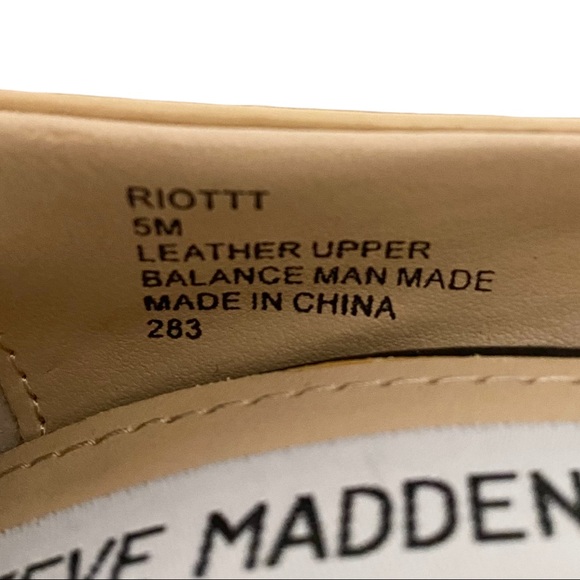 Steve Madden Riottt Color Block Peep Toe Heels - Picture 10 of 14